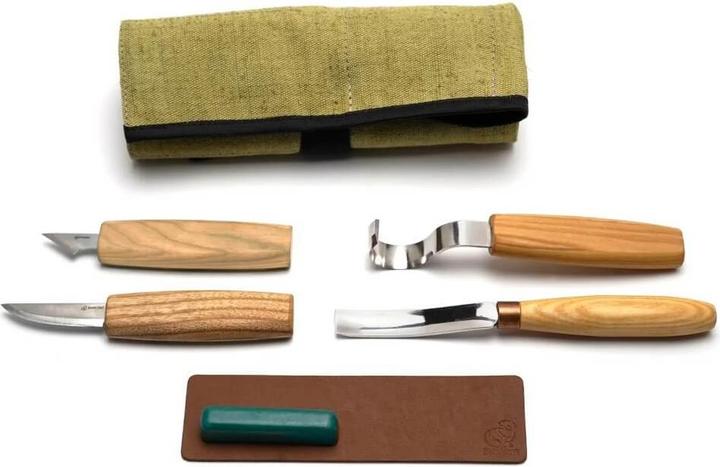 Beaver Craft S49 Löffel Holzschnitzmesser- Set (30 mm)