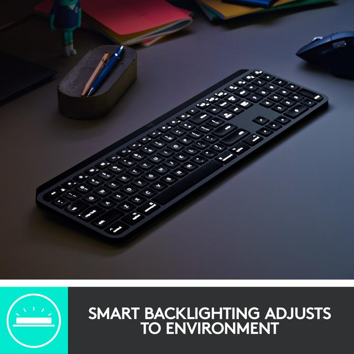 Produktbild Logitech MX Keys für Mac (CH, Kabellos)