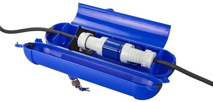 Produktbild ProPlus Sicherheitsbox für CEE Stecker blau