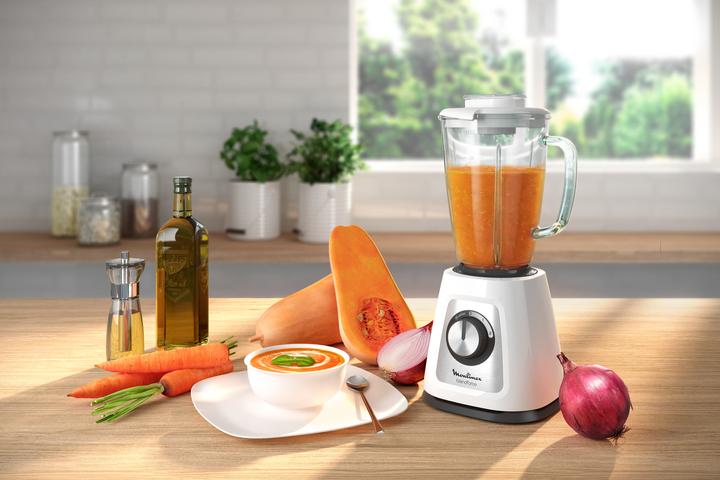 Image du produit Moulinex Blendforce Glass LM430110 - Blender - Wit (800 W)
