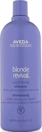 Actual product image Aveda Blonde Revival™ Purple Toning Shampoo 1000 ml (1000 ml, Liquid shampoo)