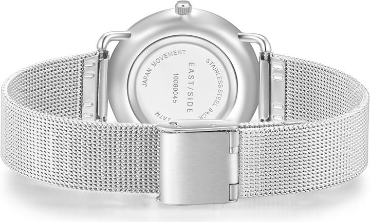 Produktbild Eastside Damen Quarzuhr Pearl Moon Edelstahl silber - 9850 (Analoguhr, 33 mm)