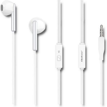 Actual product image Qoltec In-ear headphones with microphone (Cable)