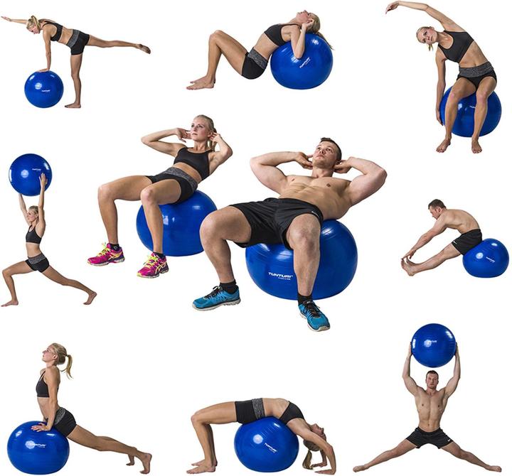 Actual product image Tunturi Gym Ball - Gymnastikball Sitzball (65 cm)