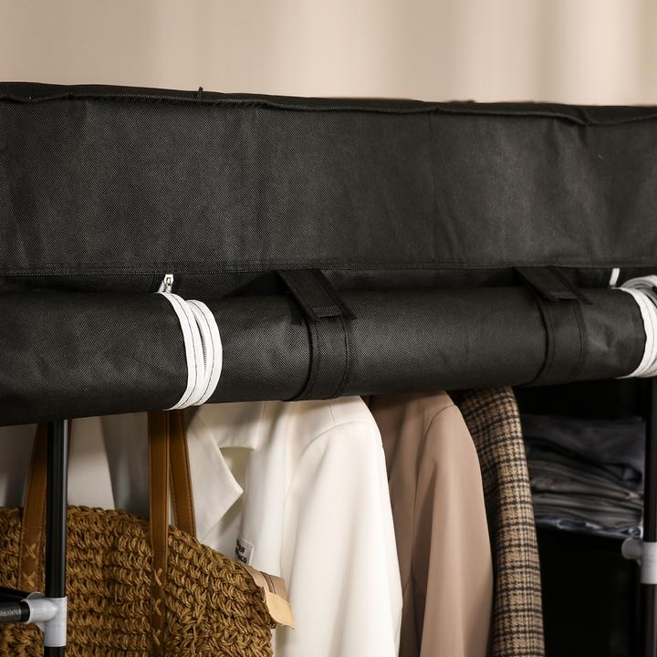 Image du produit Homcom Armoire en tissu avec couvercle (150 x 43 x 162,5 cm)