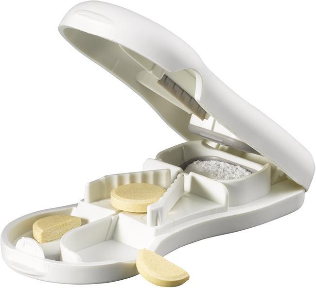 Actual product image Sahag Medi-7 Trio tablet divider white