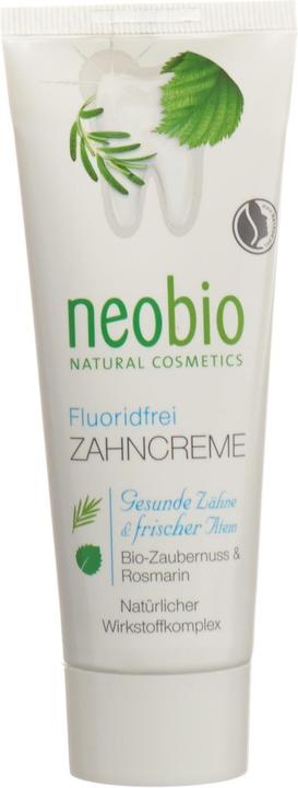 Produktbild Neobio Zahncreme Fluoridfrei Zaubernuss (75 ml)