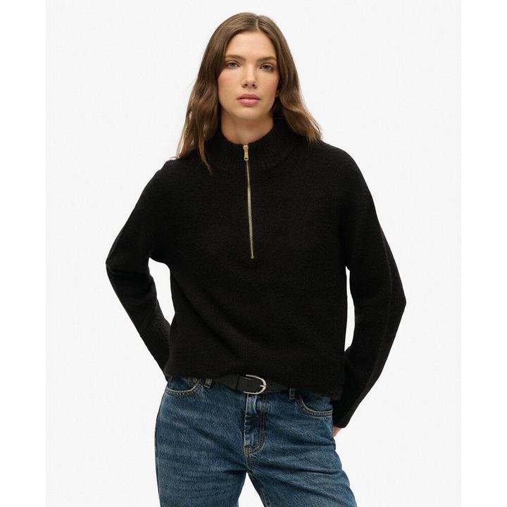 Produktbild Superdry Fleece-Pullover mit durchgehendem Reissverschluss für Damen (XS)