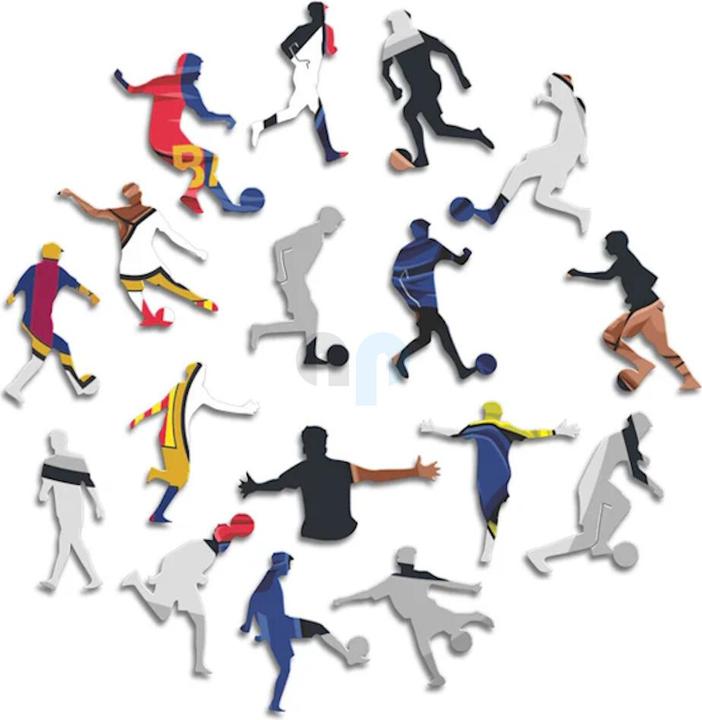 Actual product image Iconic FC Barcelona - Lamine Yamal - Wooden puzzle size L (500 pieces) (500 pieces)