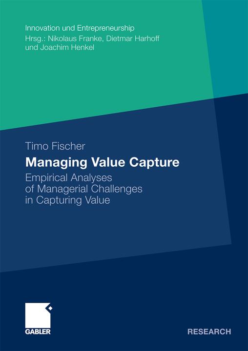 Actual product image Managing Value Capture (Timo Fischer, 2011)