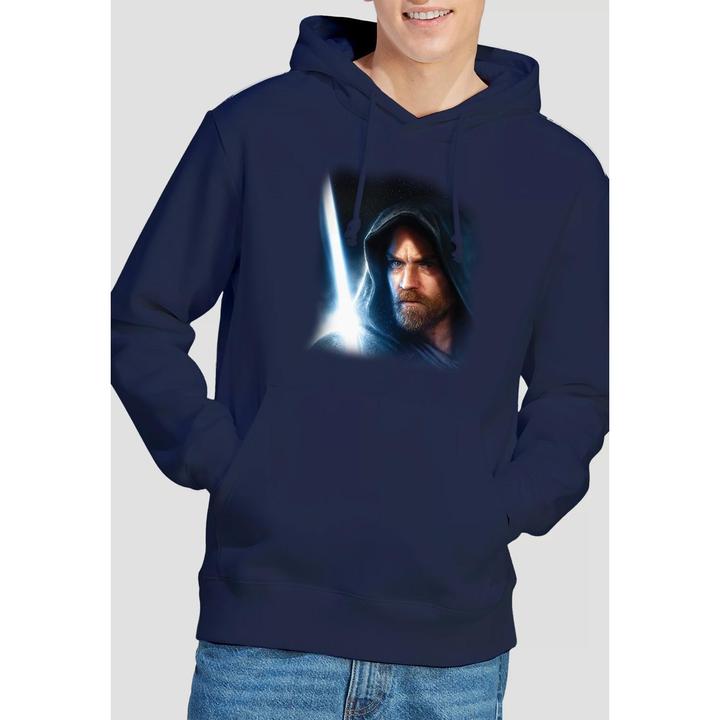 Immagine prodotto Star Wars Felpa con Cappuccio Obi Wan Kenobi Poster Uomo (M)