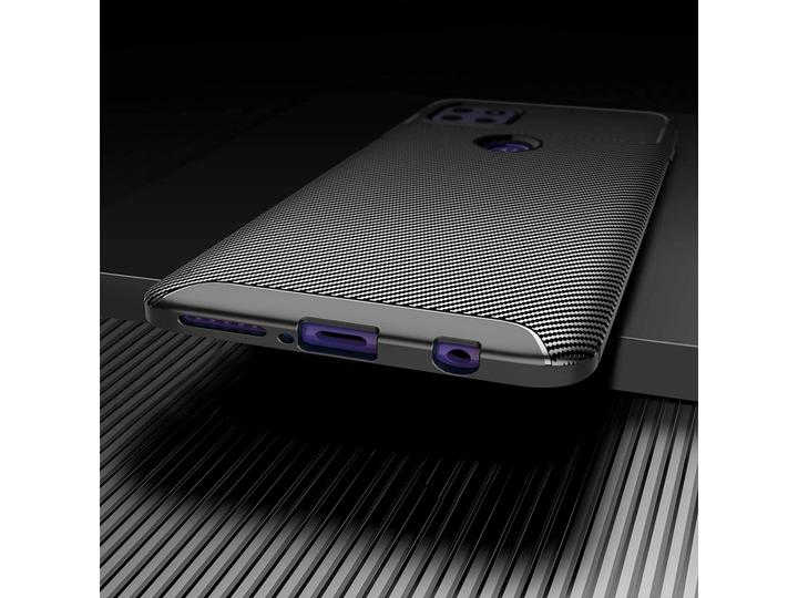 Actual product image Screenguard Motorola Moto G 5G Cover Carbon Design TPU Case (Motorola Moto G 5G)
