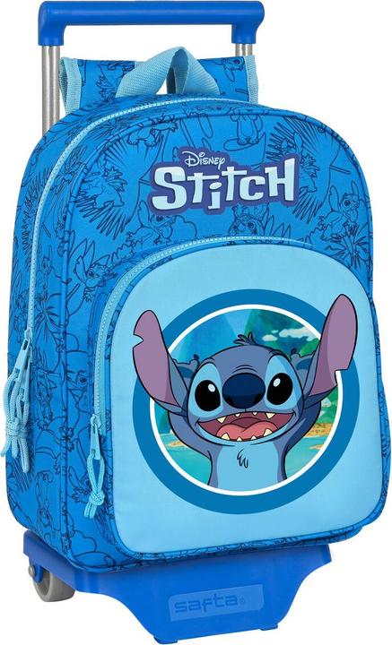 Image du produit Stitch Sac à dos scolaire à roulettes Bleu 26 x 34 x 11 cm