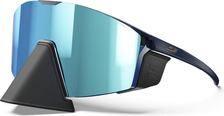 Actual product image Julbo Edge Cover Blau Grau Spectron HD 4 Polarized (Charcoal, Matt Blue, Blue)
