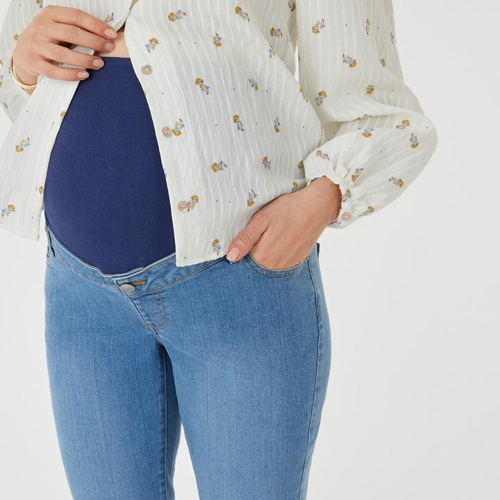 Actual product image La Redoute Collections Slim fit jeans for pregnancy (42)