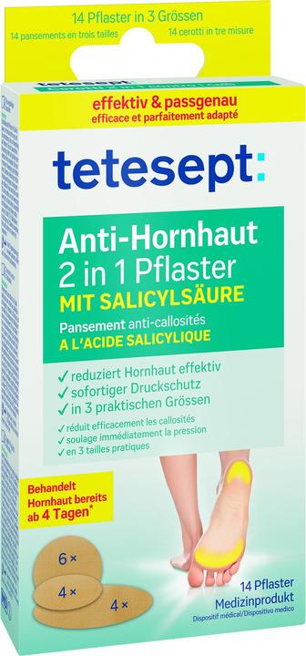 Produktbild Tetesept Anti-Hornhaut Pflaster (Fusspflaster)