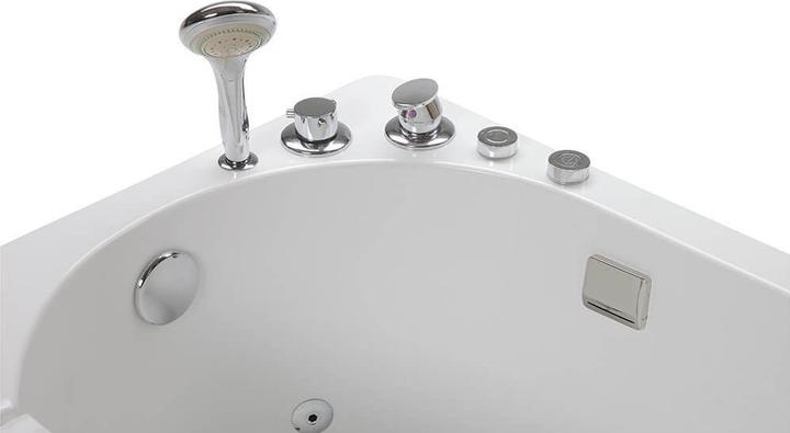 Produktbild Home Deluxe Seniorenbadewanne mit Massagedüsen Tür und Griff AUTARK M (links) - 153x76x64cm (76 cm, 153 cm)