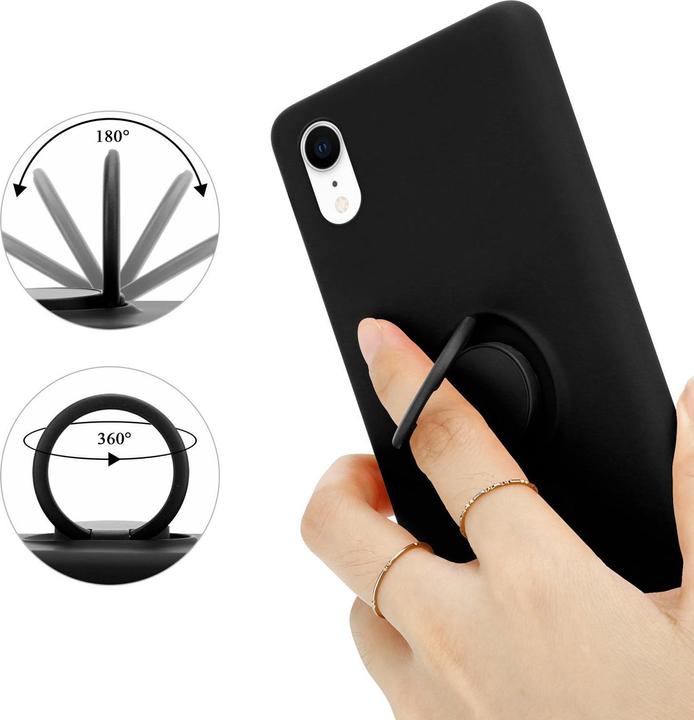 Produktbild Cadorabo TPU Liquid Ring Silicone Case Hülle (Apple iPhone XR)