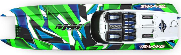Image du produit Traxxas DCB M41 40 pouces Catamaran Brushless Vert/Bleu