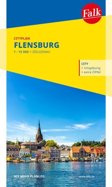 Produktbild Falk Cityplan Flensburg 1:15.000