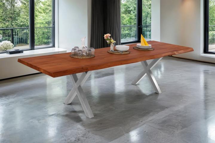 Produktbild SAM CALI ANSTECKPLATTE Baumkante massiv Akazie (140 x 90 x 77 cm)