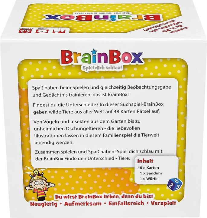 Produktbild Brainbox Finde den Unterschied - Tiere (Deutsch)