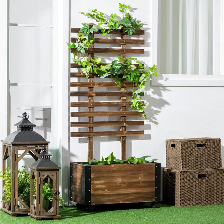 Actual product image Jamb Raised bed with climbing aid