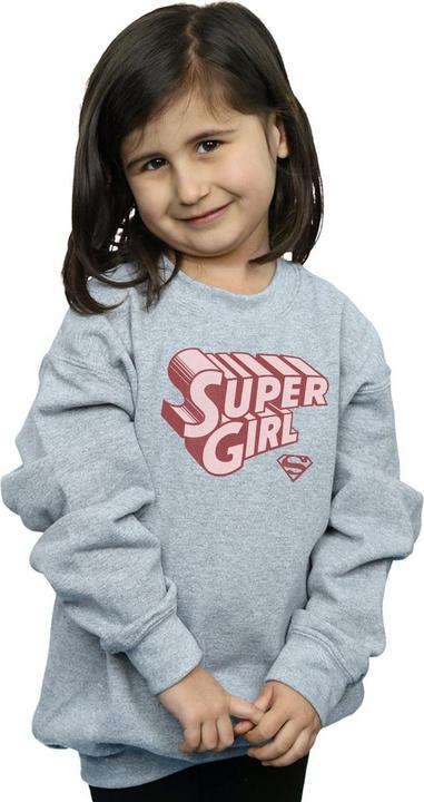 Image du produit - Sweat SUPERGIRL RETRO LOGO - Fille (140, 146)