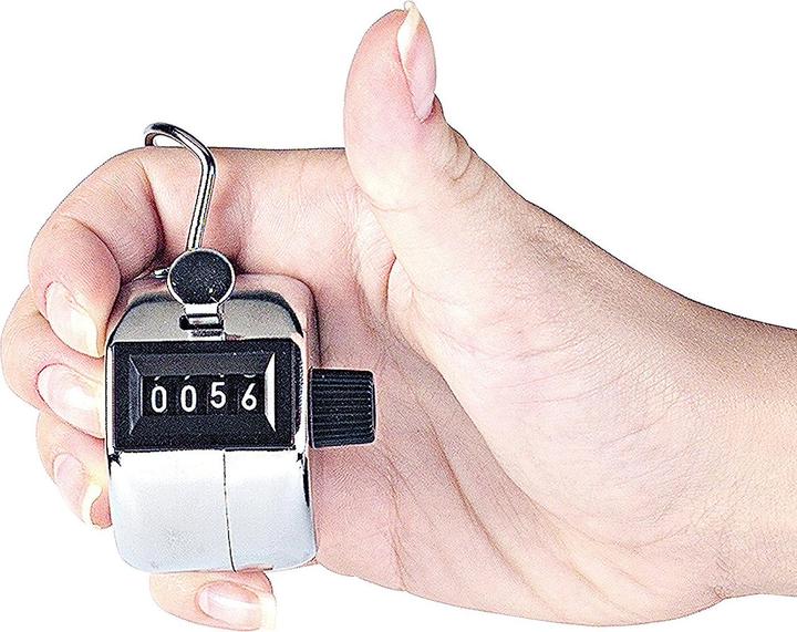 Produktbild Infactory Handzähler aus Metall, 2er-Pack