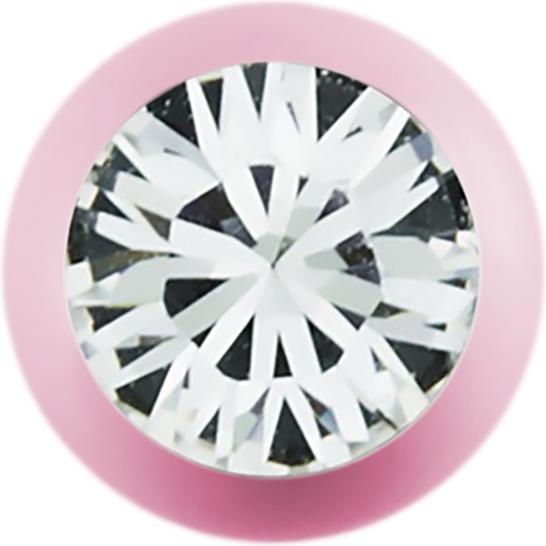 Immagine prodotto Star Piercing Micro sfera rosa pastello con argento Swarovski (senza ottone, Acciaio chirurgico 316L)