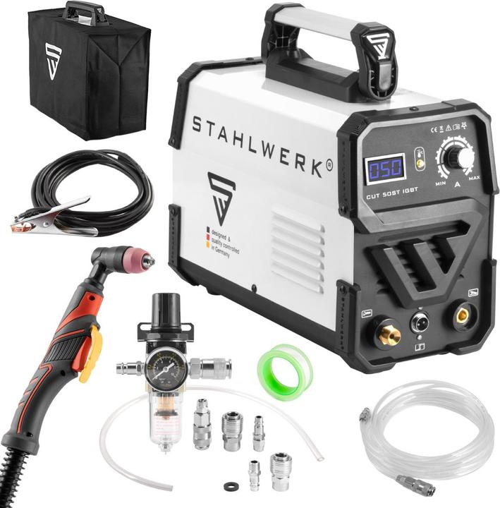 Stahlwerk Plasma cutter CUT 50 ST IGBT with 50 amps, up to 14mm cutting capacity