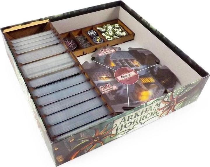 Actual product image Feldherr ARKH - Board game organiser for Arkham Horror 3rd Edition and expansion Midnight (Wood)