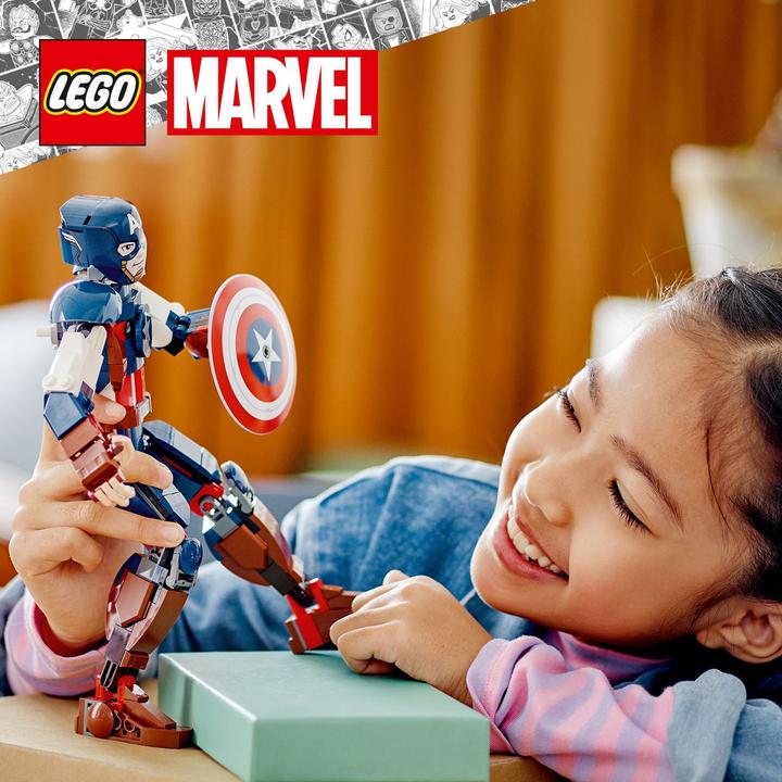 Image du produit LEGO Figurine de construction Captain America (76258, LEGO Marvel)