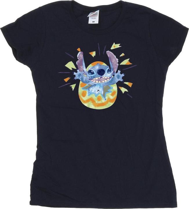 Immagine prodotto Disney Lilo & Stitch Cracking Egg Maglietta Donna (L)