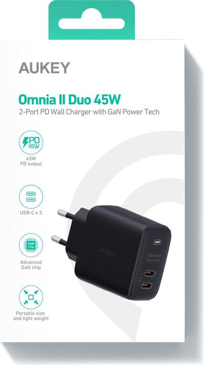 Image du produit Aukey Omnia II Dual (45 W)