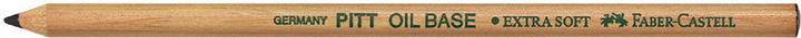 Produktbild Faber-Castell Zeichenstift Pitt Oil Base schwarz extraweich (Schwarz, 1 x)