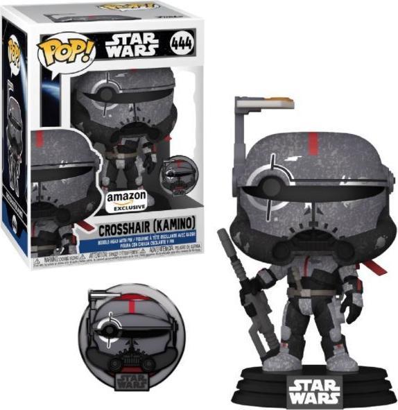Image du produit Funko POP! Star Wars Crosshair (Kamino) avec Pin Amazon