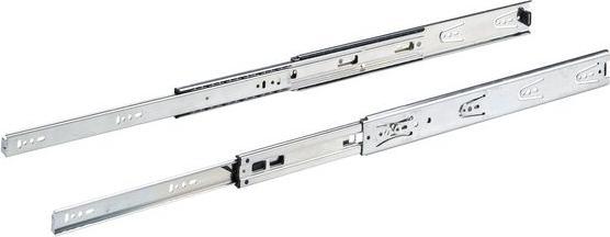 Produktbild Hettich Schubladenschiene Vollauszug 400 mm chromatiert 2 Stück