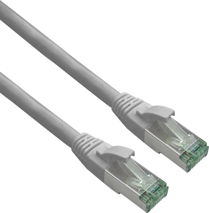 Immagine prodotto Helos Cavo patch Cat 6a certificato GRS con cavo Cat 7 grezzo TPE grigio 1,5m (S/FTP, CAT7, 1.50 m)
