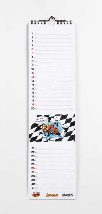 Produktbild MOTOmania Streifenkalender 2025 (Deutsch)