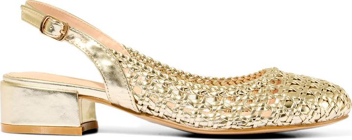Immagine prodotto Joe Browns Woven Metallic Block Heel Sling Back Shoes (37)