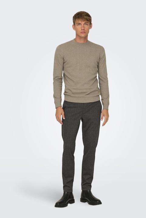 Produktbild Only & Sons Normal geschnitten Rundhalsausschnitt Pullover Strickpullover (XXL)
