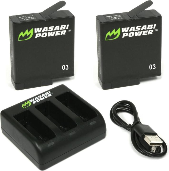 Immagine prodotto Wasabi Power GoPro Hero 5/6 (GoPro Hero 5)