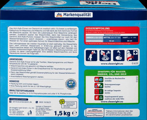 Image du produit dm Denkmit Poudre anti-calcaire