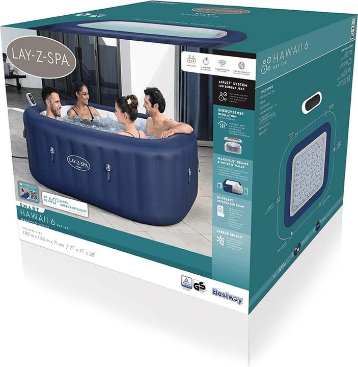 Actual product image Bestway Lay-Z-Spa Hawaii MaxHold EnergySense (6 pers.)