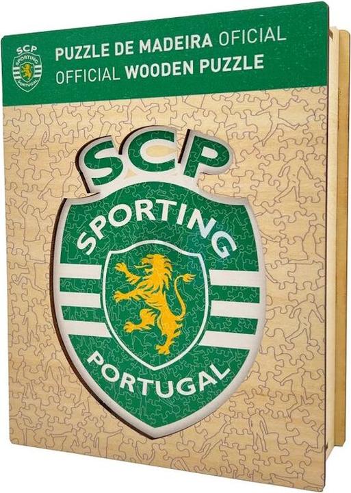 Actual product image Iconic Sporting CP - Logo - Wooden Puzzle Size S (150 pieces) (150 pieces)