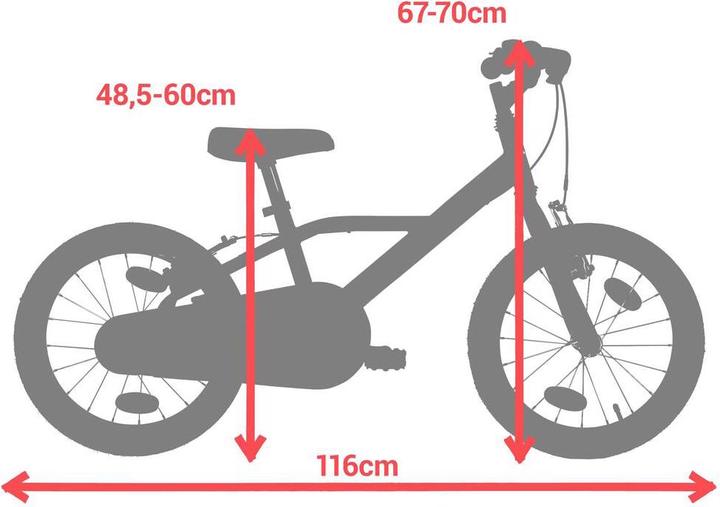 Immagine prodotto Btwin BIKE 500 DARK HERO (16")