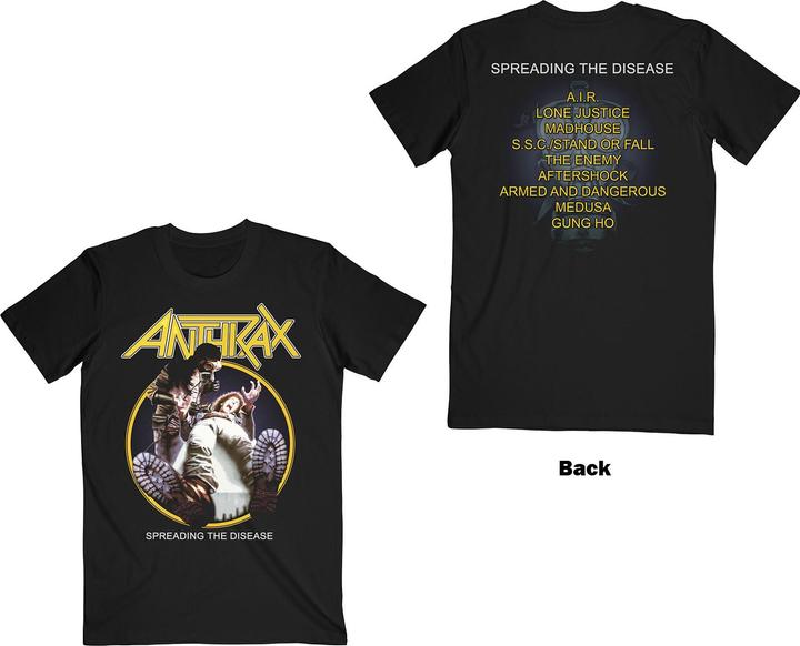 Anthrax Spreading The Disease Track list (XL)