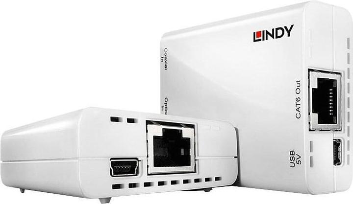 Actual product image Lindy 150m Cat.5 SPDIF TOSLINK Extender (Extender)
