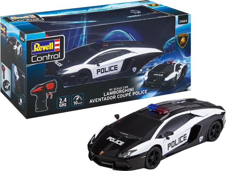 Actual product image Revell RC Lamborghini Aventador Police